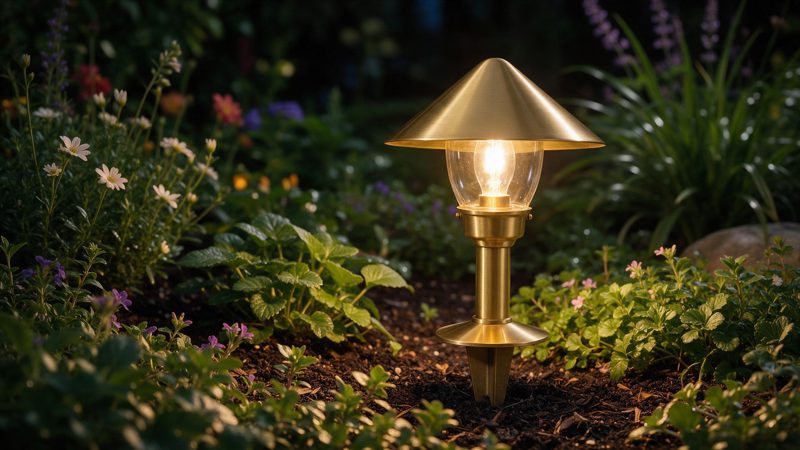 landscape lighting project near Naples, FL