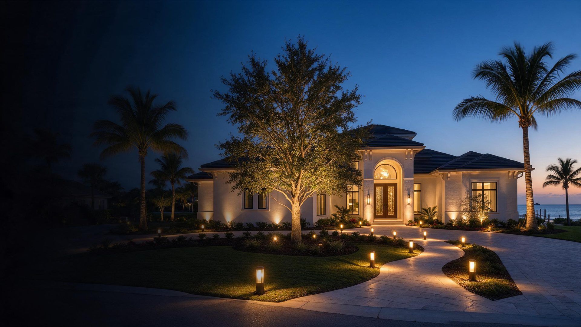 Landscape Lighting in Naples, FL by Naples Night Lighting