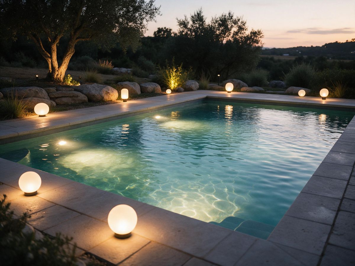 landscape lighting project in Lely, FL